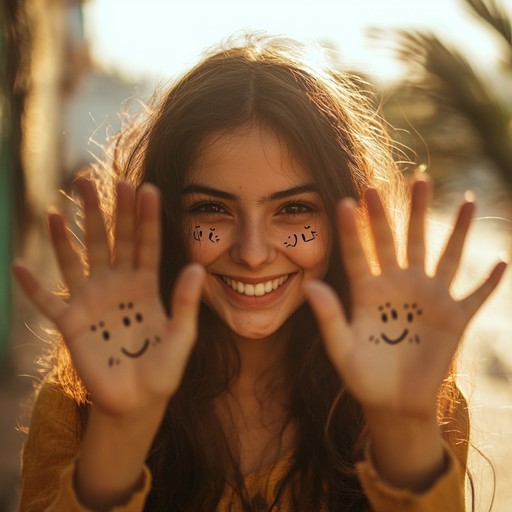 Smiling member expressing joy